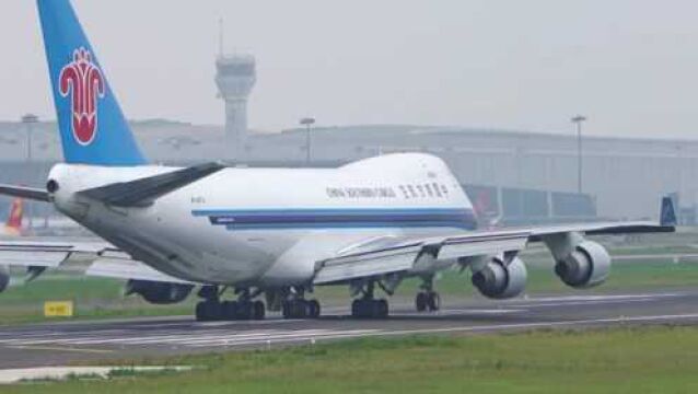 稀有南航cargo!南方航空747400 震撼起飞实录