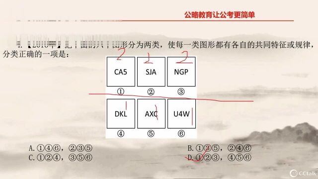 【公略教育】判断推理之 图形推理Sub11