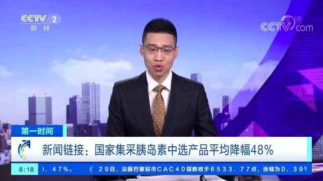 平均降价48%!胰岛素国家集采来了