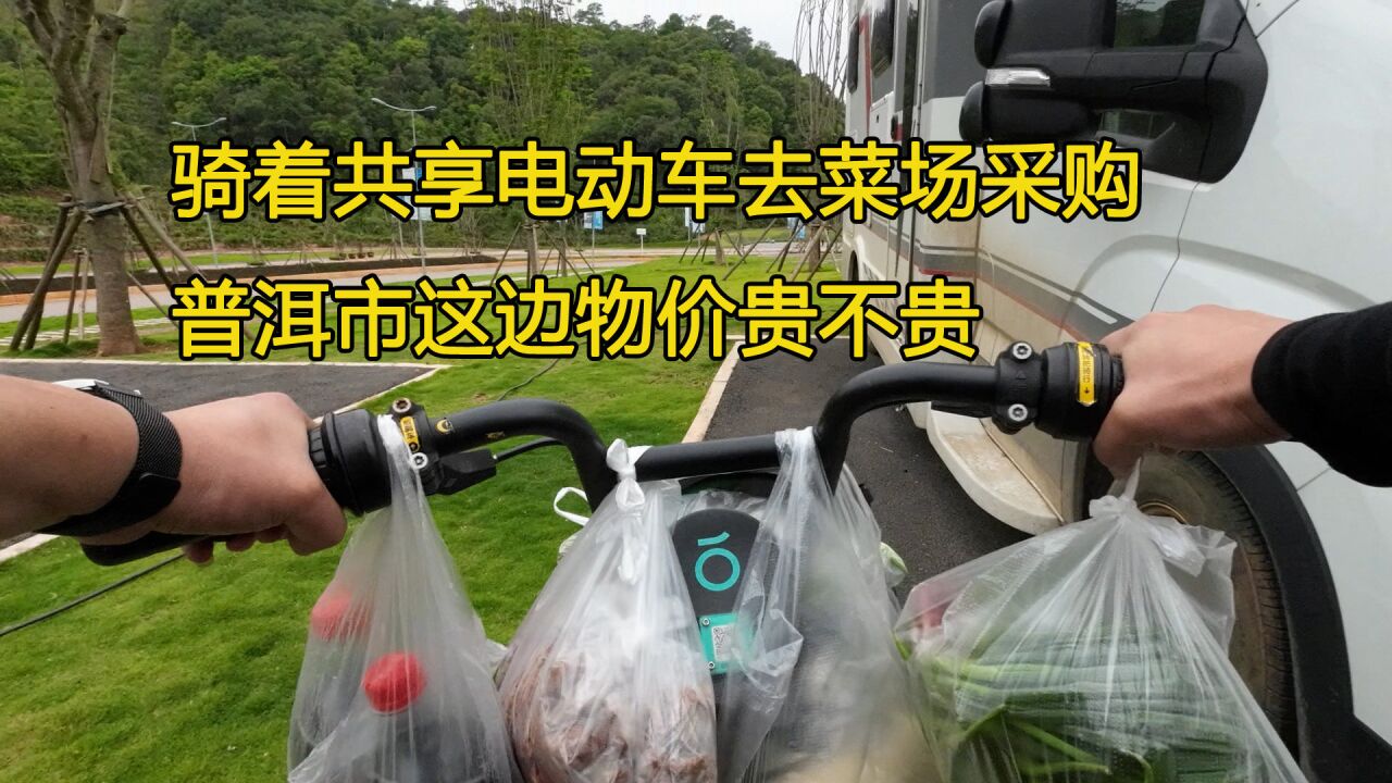 房车云南自驾游,普洱市农贸市场买菜补给,看看当地物价贵不贵?