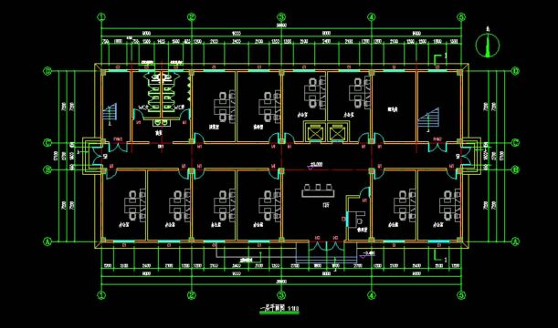 大学教学楼设计 施工图cad 画自建房水电暖通消防混凝土钢结构 建筑别墅设计图纸