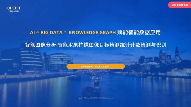 智能图像分析智能水果柠檬图像目标检测统计计数检测与识别艾科瑞特科技(iCREDIT)