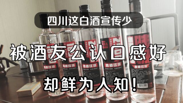 四川这白酒宣传少,被酒友公认口感好,却鲜为人知!