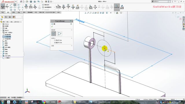 用SolidWorks画的机器人俯仰机构(零件建模)