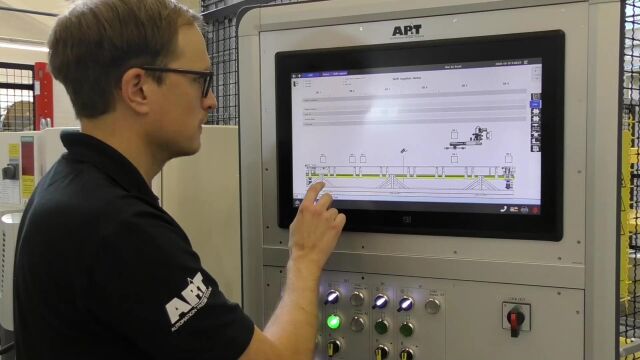 AP&T 线首拆垛机, 用于C级轿车零件