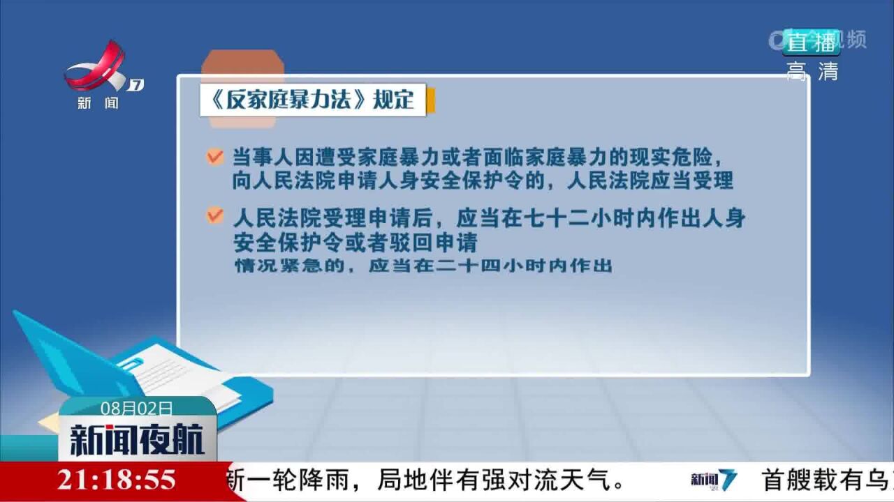 【“升级版”人身安全保护令来了】人身安全保护令司法解释正式施行