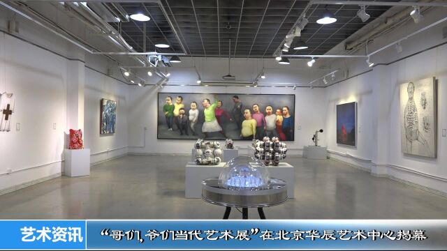 “哥们,爷们当代艺术展”在北京华辰艺术中心揭幕