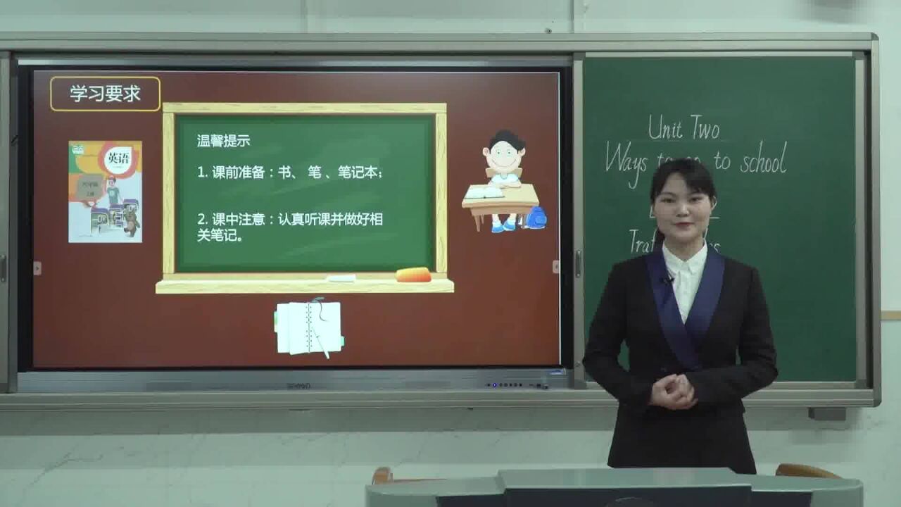 六年级英语上册Unit2Ways to go to school Part B Let's talk & Let's learn