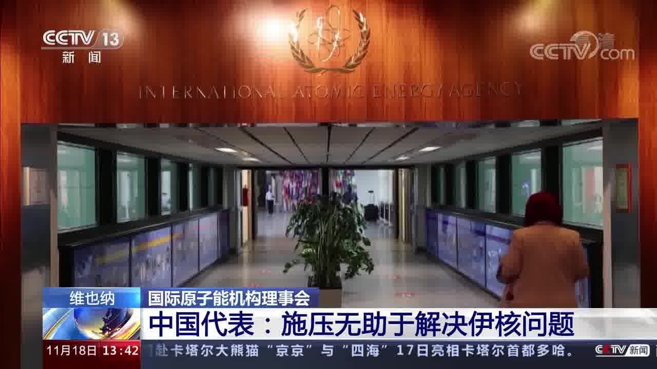 维也纳 国际原子能机构理事会 中国代表:施压无助于解决伊核问题