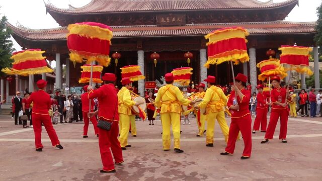 漳州土坪桂溪宫,舞献妈祖,北岸妈祖协会常务理事贤良港天后祖祠