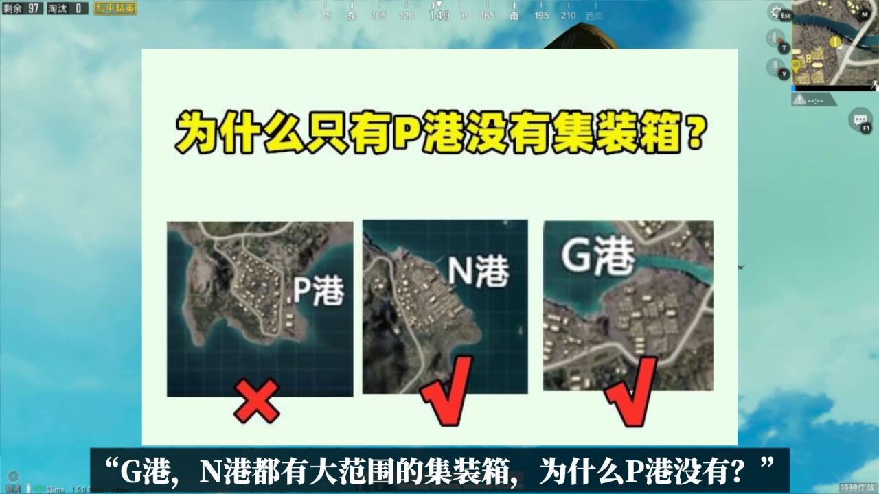 G港,N港都有大范围的集装箱,为什么偏偏P港没有?