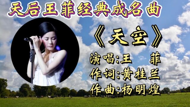 怀旧经典金曲《天空》王菲成名曲,甜美歌声空灵缥缈,让人如痴如醉,百听不腻!