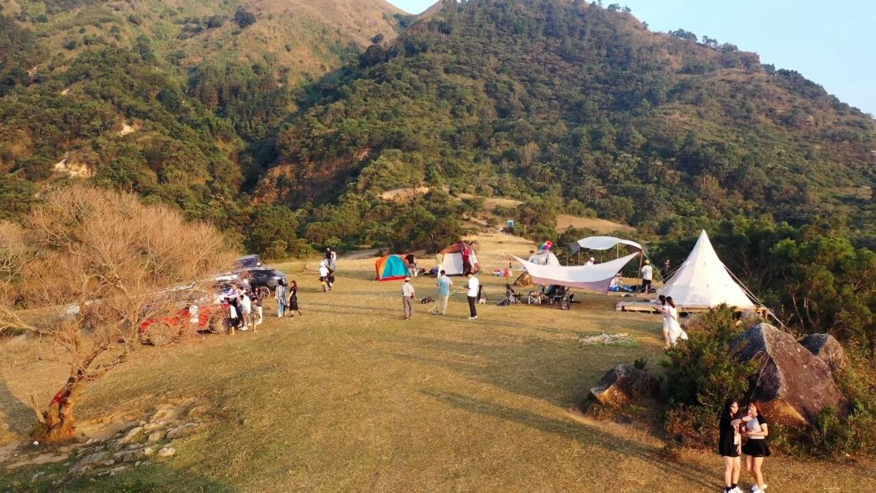 阳江49亩山顶露营基地明年开放,新地标助力乡村振兴