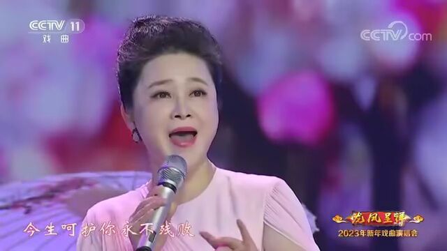 2023年新年戏曲演唱会,李军 梦苇京歌《梅花赋》,好听好看