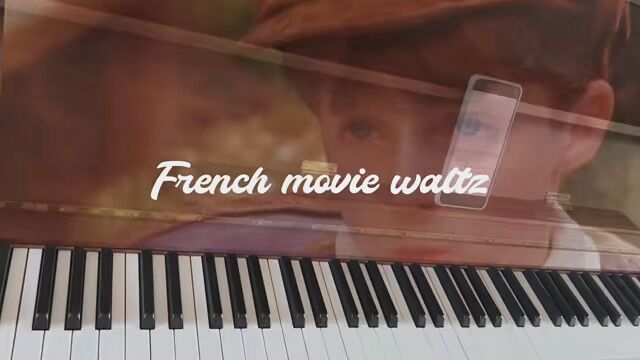 French movie waltz “森林中自由的红玫瑰,爱上了那朵在玻璃罩里高贵的白玫瑰.” #钢琴 #法式浪漫