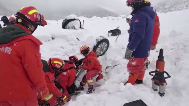 西藏林芝雪崩事故搜救行动仍在进行