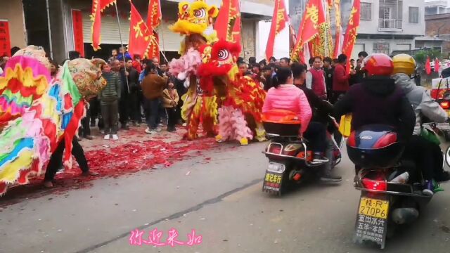 广西桂平农村小邓区氏新居入伙,富商人家,真羡慕