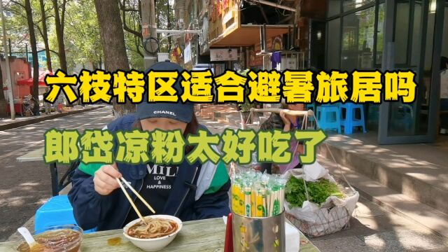 六盘水的六枝特区这座城市适合旅居避暑吗?郎岱凉粉太好吃了