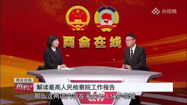 两会在线:解读最高人民检察院工作报告(二)