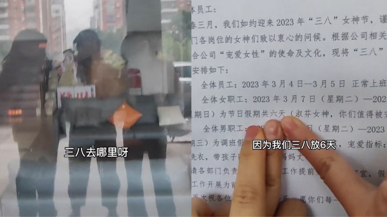 公司38节给女员工放6天假,开心计划旅行羡煞网友:同人不同命!