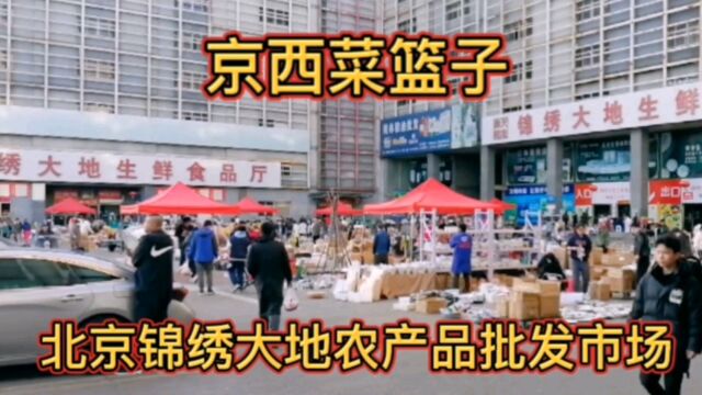 京西菜篮子,北京锦绣大地农产品批发市场,价格便宜,人也很多