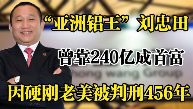 “铝材大王”刘忠田,15年狂揽240亿,硬刚老美判刑456年