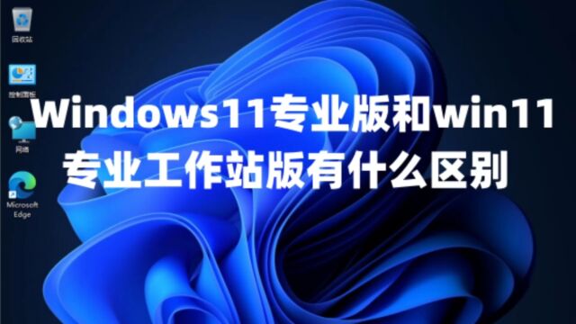 Windows11专业版和win11专业工作站版有什么区别及永久激活密钥激活码