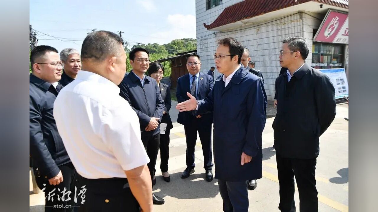 胡贺波到湘潭县开展乡村振兴专题调研