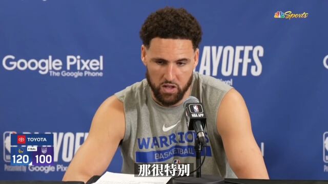 克莱汤普森：12年了终于有机会打湖人 梦想成真