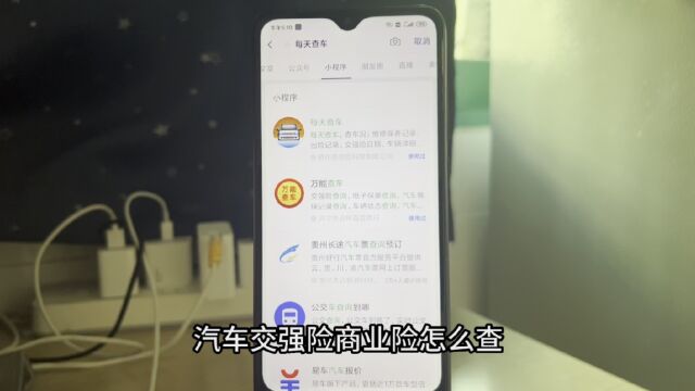 汽车交强险商业险怎么查