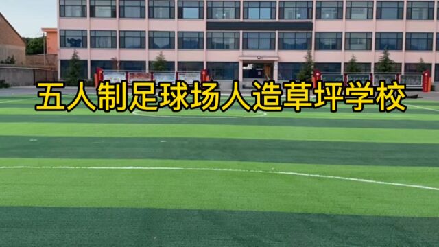 五人制足球场人造草坪学校