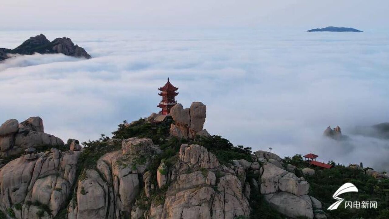 壮观!日照五莲九仙山云海日出美如画