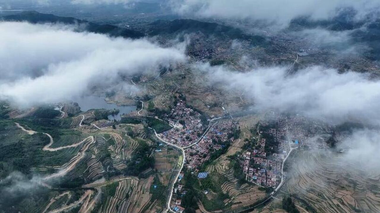 日照莒县:梯田风景 美不胜收