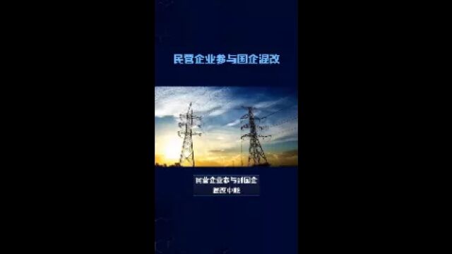 民营企业参与到国企混改中能带来什么发展?