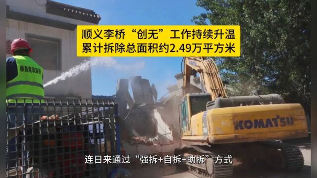 李桥镇拆违攻坚持续发力,跑出了违建治理“加速度”.连日来,“强拆+自拆+助拆”累计面积约2.49万平方米