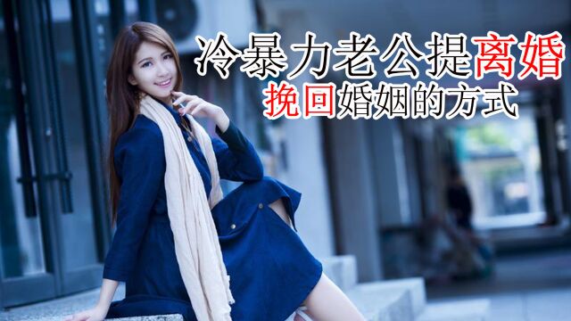 挽回婚姻的方法:冷暴力,老公提出离婚