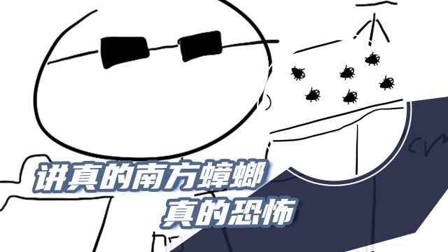 讲真的南方蟑螂,是真的恐怖!