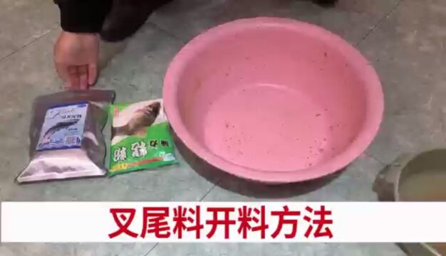 二哥叉尾饵料开饵视频