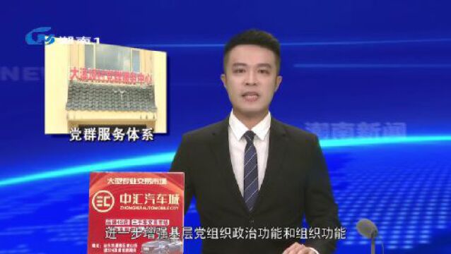 【党旗辉映新潮南】大溪坝村:构建“家门口的党群服务体系” 助推乡村振兴发展