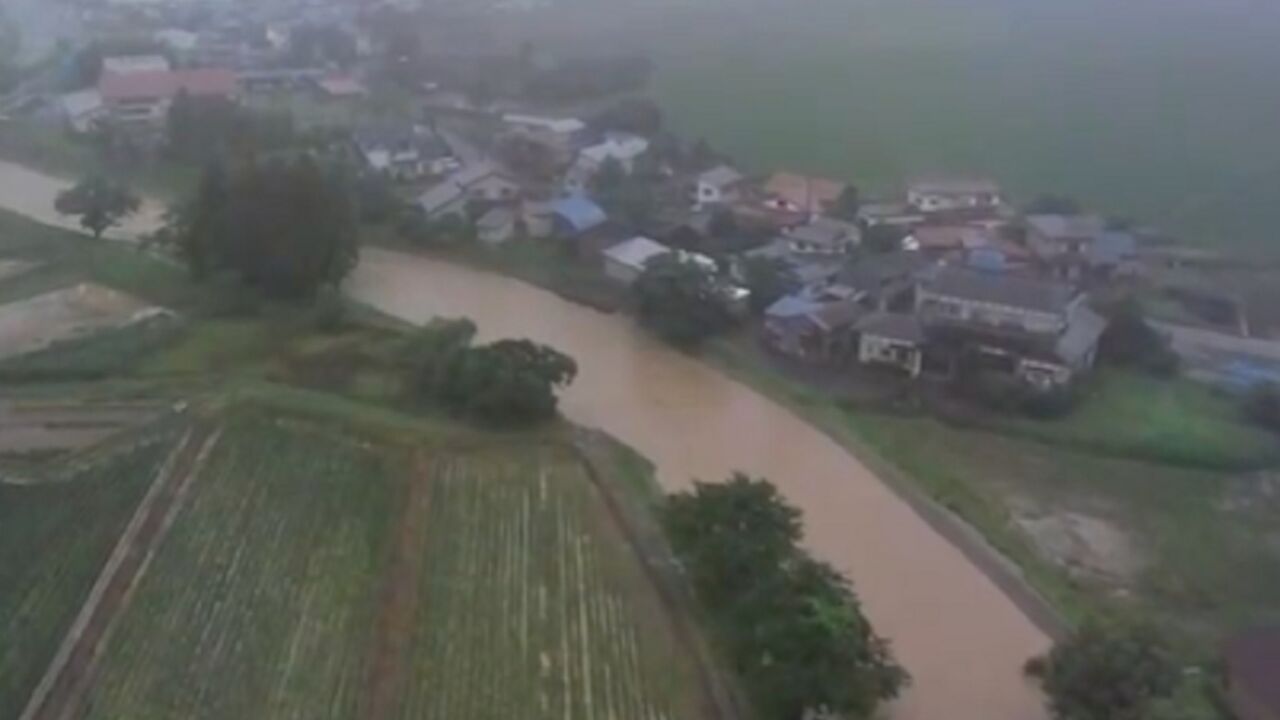 日本:秋田县遭遇创纪录强降水,多地积水严重