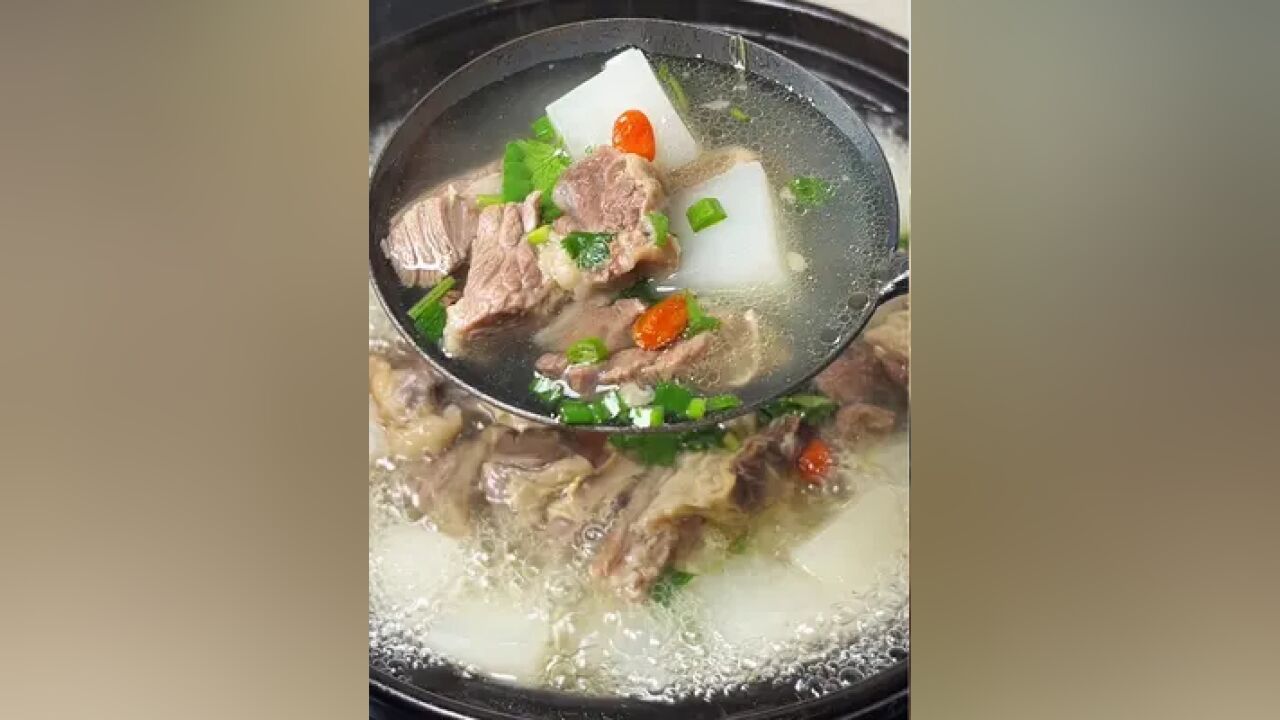 萝卜牛肉汤|家常菜做法