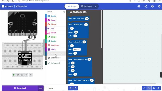 4.Microbit扩展模块与点亮屏幕