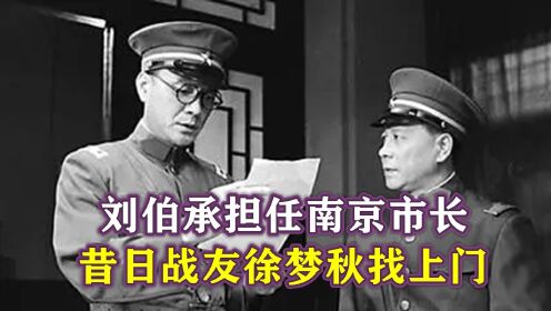 1949年，刘伯承担任南京市长，昔日战友徐梦秋找上门，为何遭逮捕