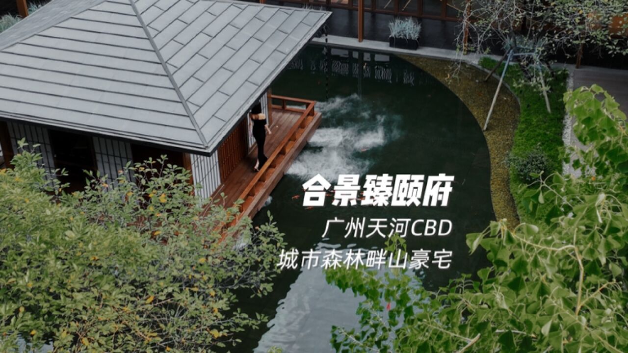 广州天河CBD城市森林畔山豪宅