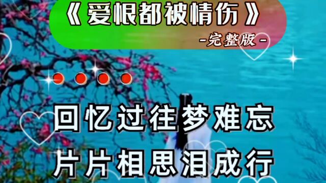 《爱恨都被情伤》完整版