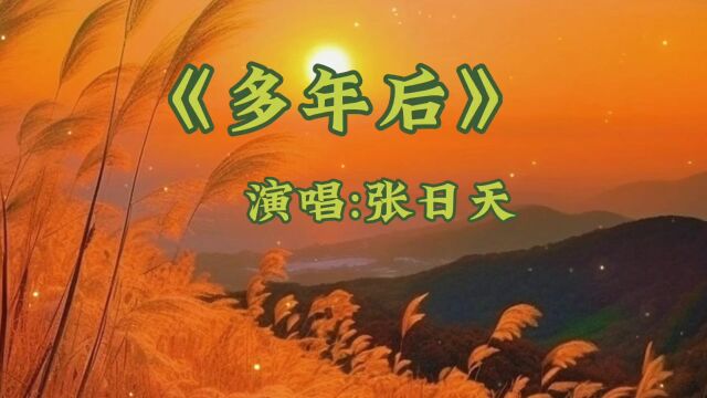 《多年后》演唱:张日天