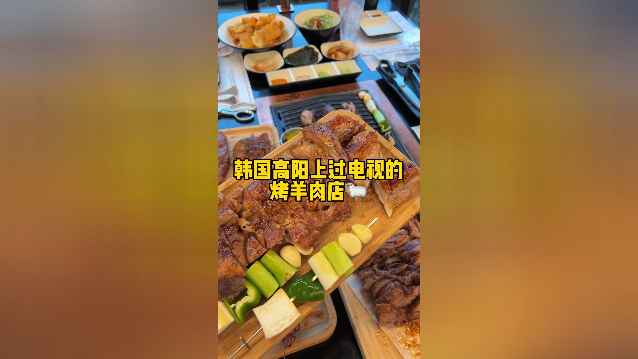 韩国上过美食节目的羊肉专门店!能吃到中餐