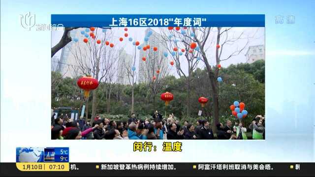 上海16个区“年度词”集锦