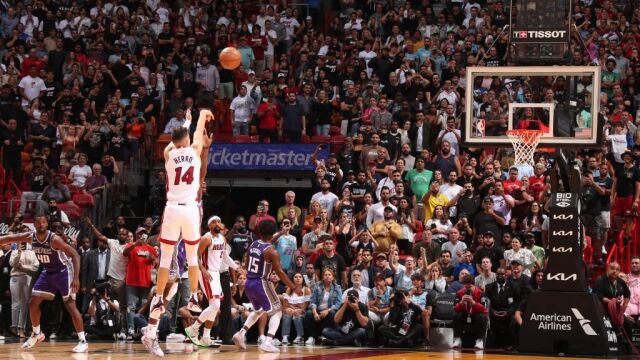 国王107-110热火 希罗极限三分准绝杀国王