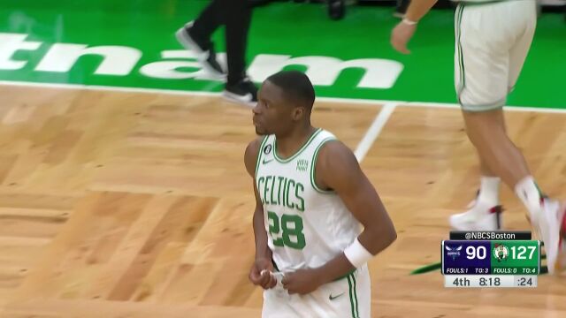 NBA常规赛：黄蜂vs凯尔特人第4节 中文解说回放
